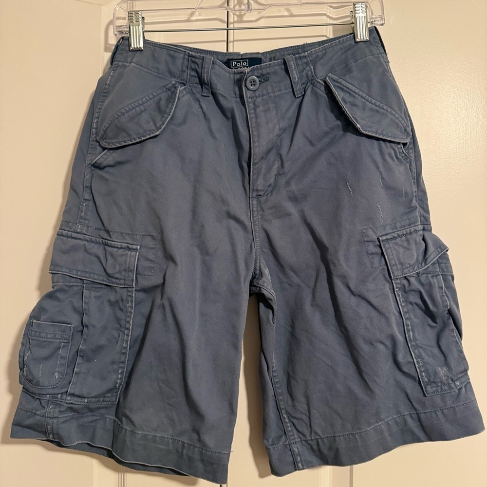Polo Ralph Lauren Boys Distressed Cargo Shorts